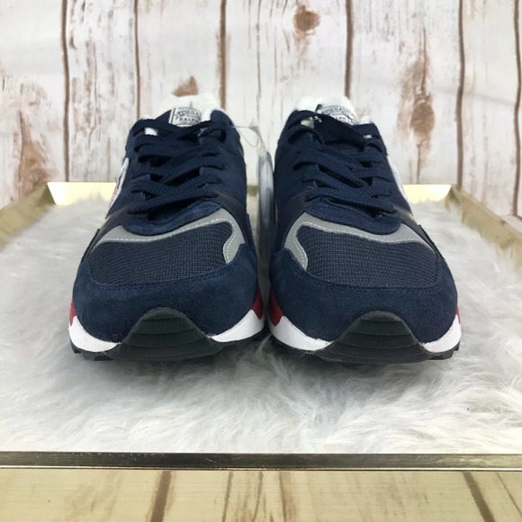NEW Polo Ralph Lauren Trackster 100 Navy Sneakers - Picture 5 of 11